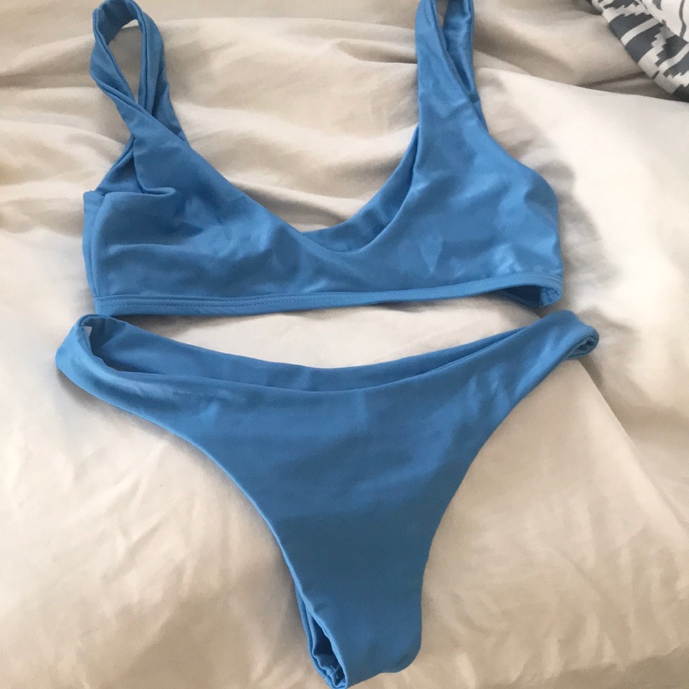 Zaful blue bikini